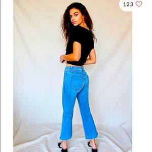 Aurora high waisted flare jeans
